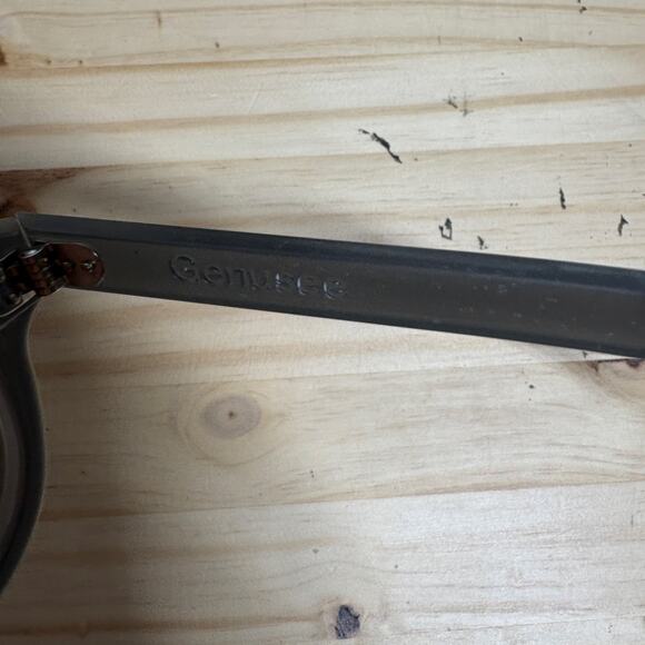 Genusee Smoke Blue Light Filter Frame Glasses Round Gray Full Rim One Size - Picture 7 of 8